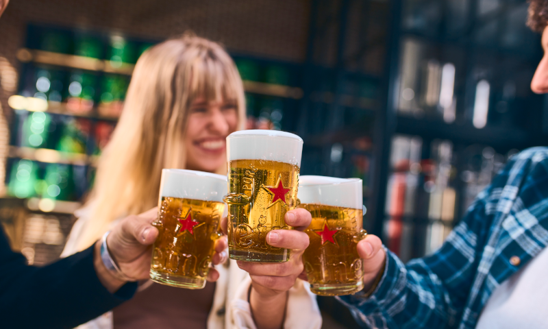 Heineken Silver proost